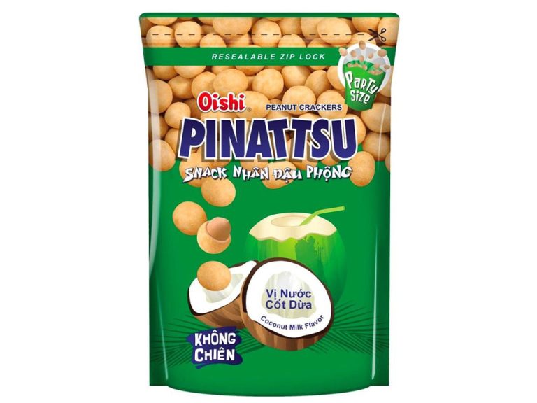 Snack Đậu phộng da cá Pinattsu 80g